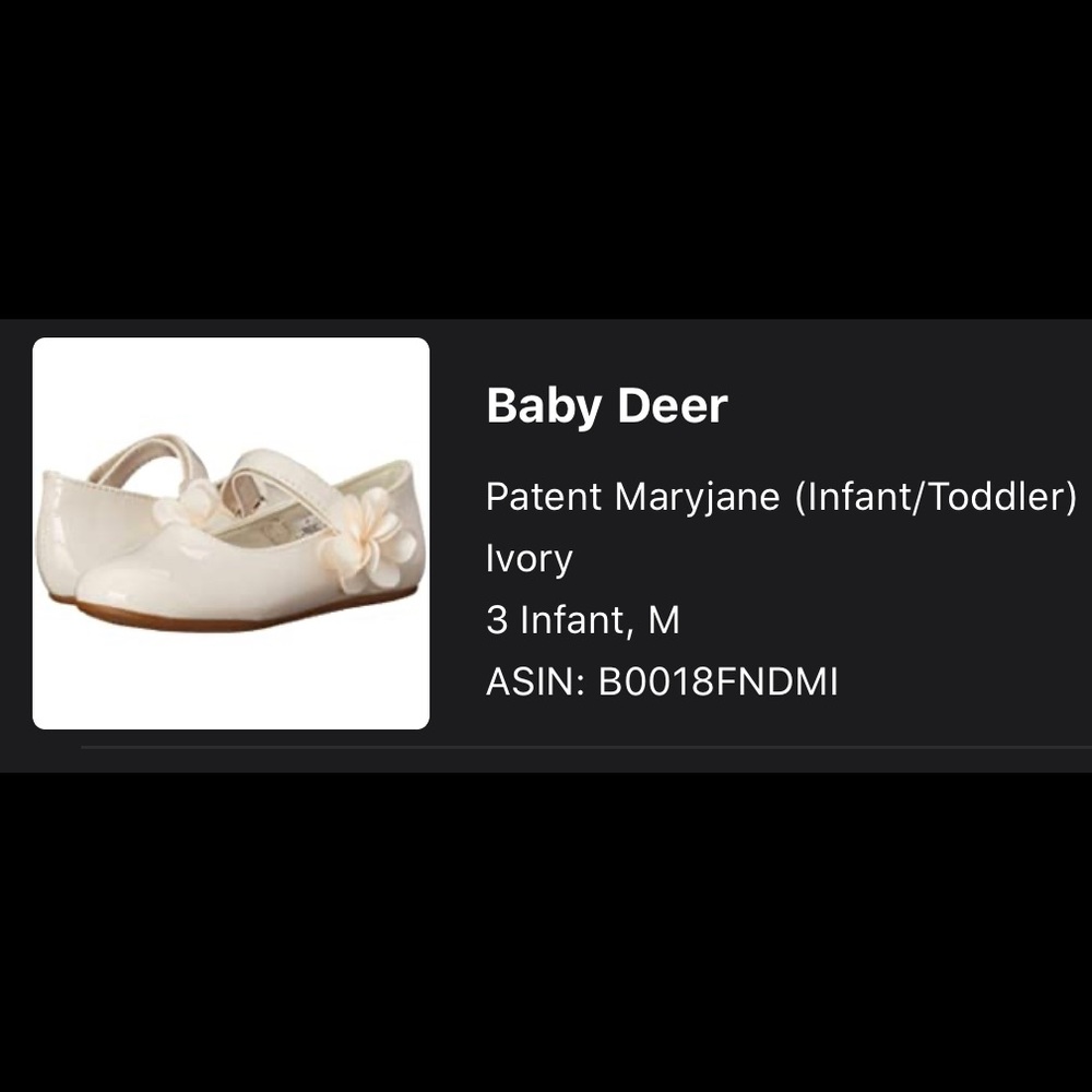 Baby Deer dress shoes - size 3